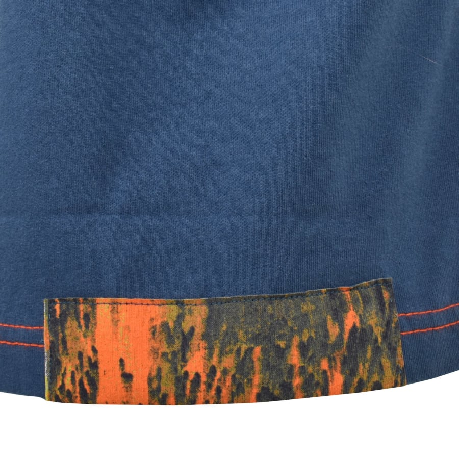【超大人気】DIESEL メンズ T Adjust Q4 半袖Tシャツ Diesel T Adjust Q4 Regular Fit T Shirt Blue | Mainline